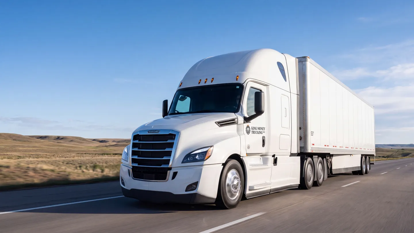 King Money Trucking truck